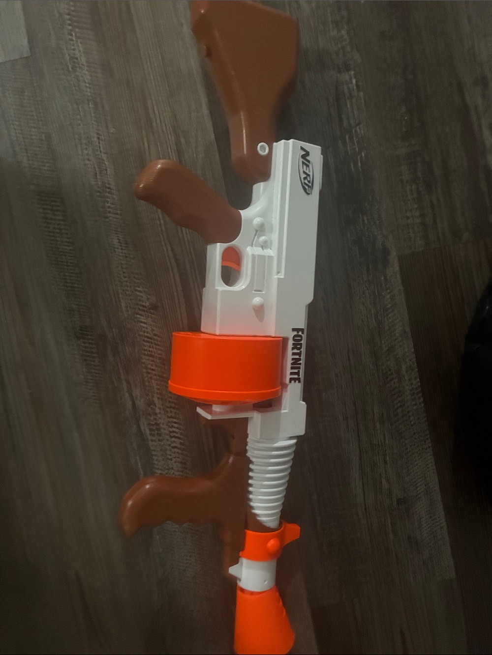 Nerf Fortnite Blaster in White, Orange & Brown